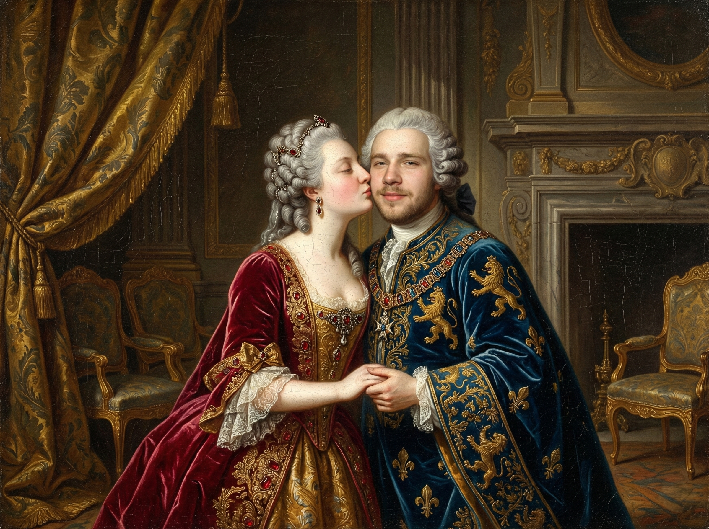 Personalisiertes Königliches Porträt – Sichern Sie sich Ihr Valentinstags-Geschenk