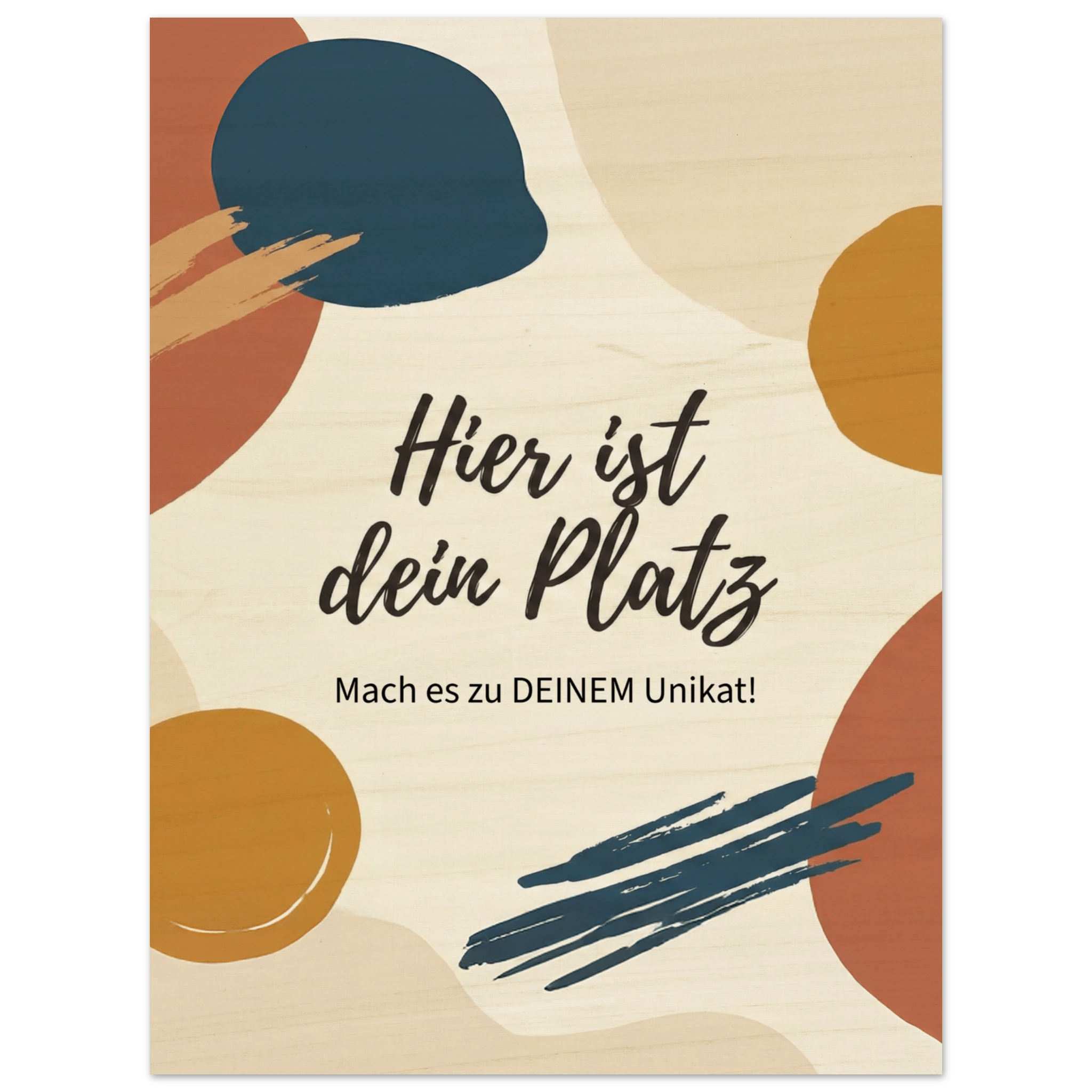 Dein Foto auf echtem Holz – Personalisiertes Wandbild mit natürlicher Maserung (FSC - Zertifiziert) - Made By Request Store