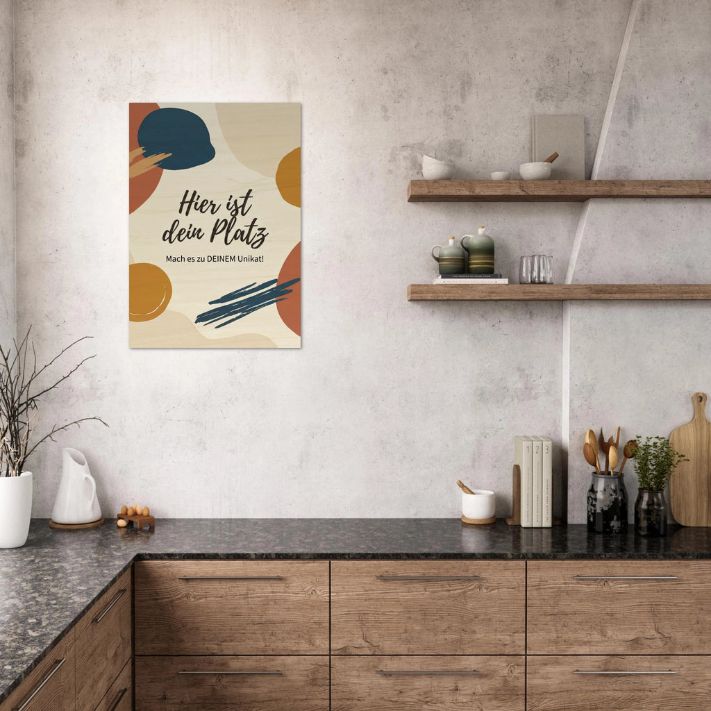 Dein Foto auf echtem Holz – Personalisiertes Wandbild mit natürlicher Maserung (FSC - Zertifiziert) - Made By Request Store