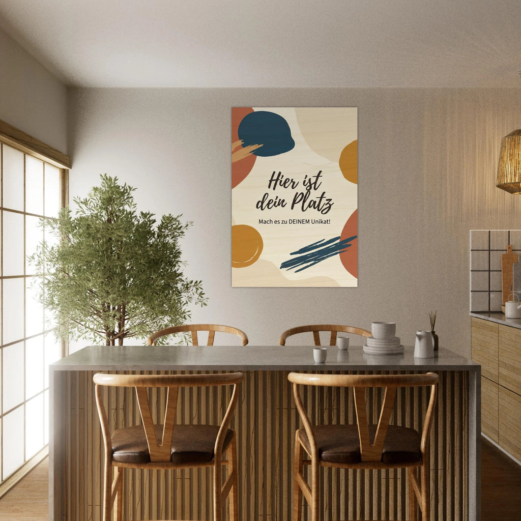 Dein Foto auf echtem Holz – Personalisiertes Wandbild mit natürlicher Maserung (FSC - Zertifiziert) - Made By Request Store