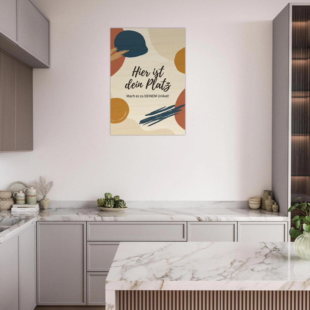 Dein Foto auf echtem Holz – Personalisiertes Wandbild mit natürlicher Maserung (FSC - Zertifiziert) - Made By Request Store