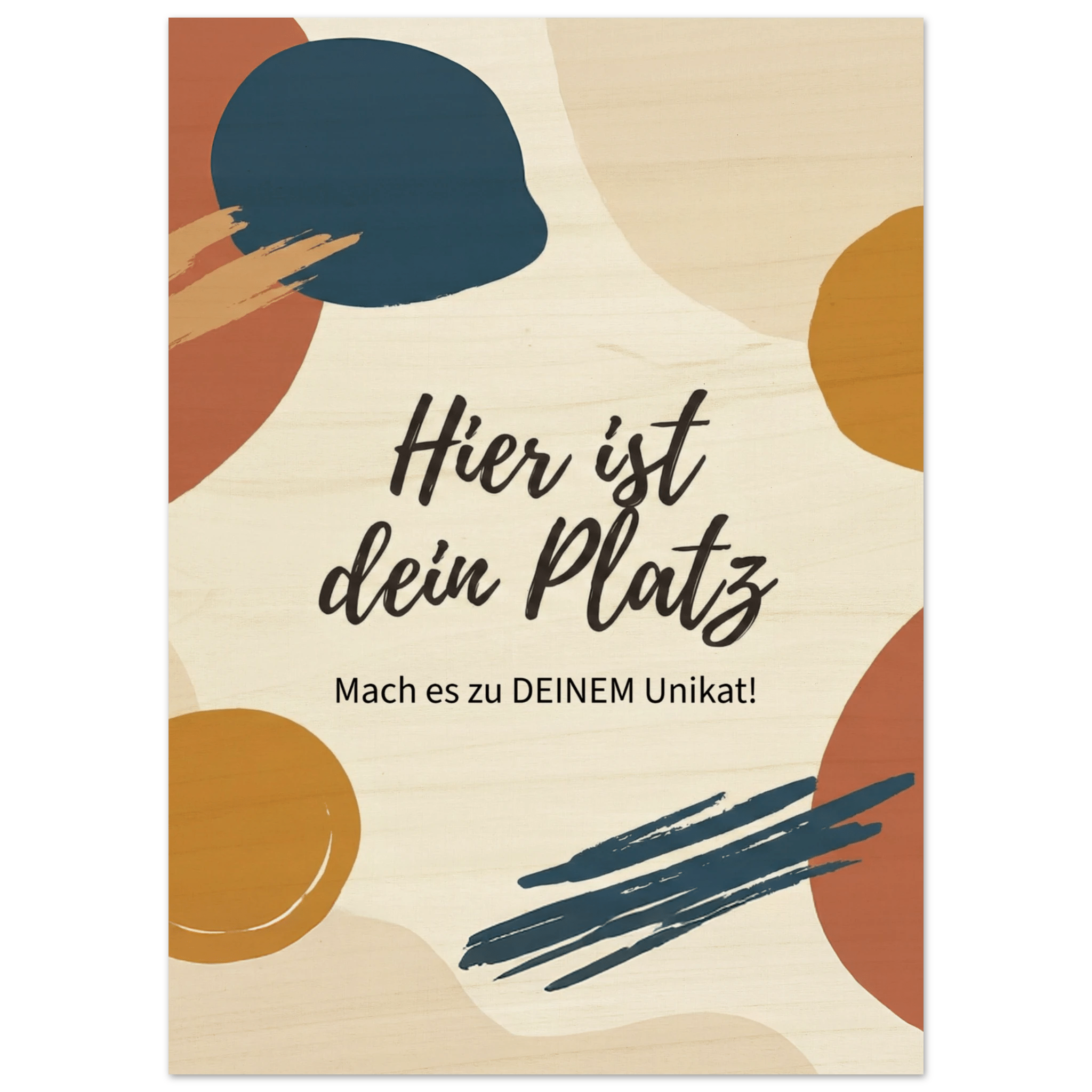 Dein Foto auf echtem Holz – Personalisiertes Wandbild mit natürlicher Maserung (FSC - Zertifiziert) - Made By Request Store