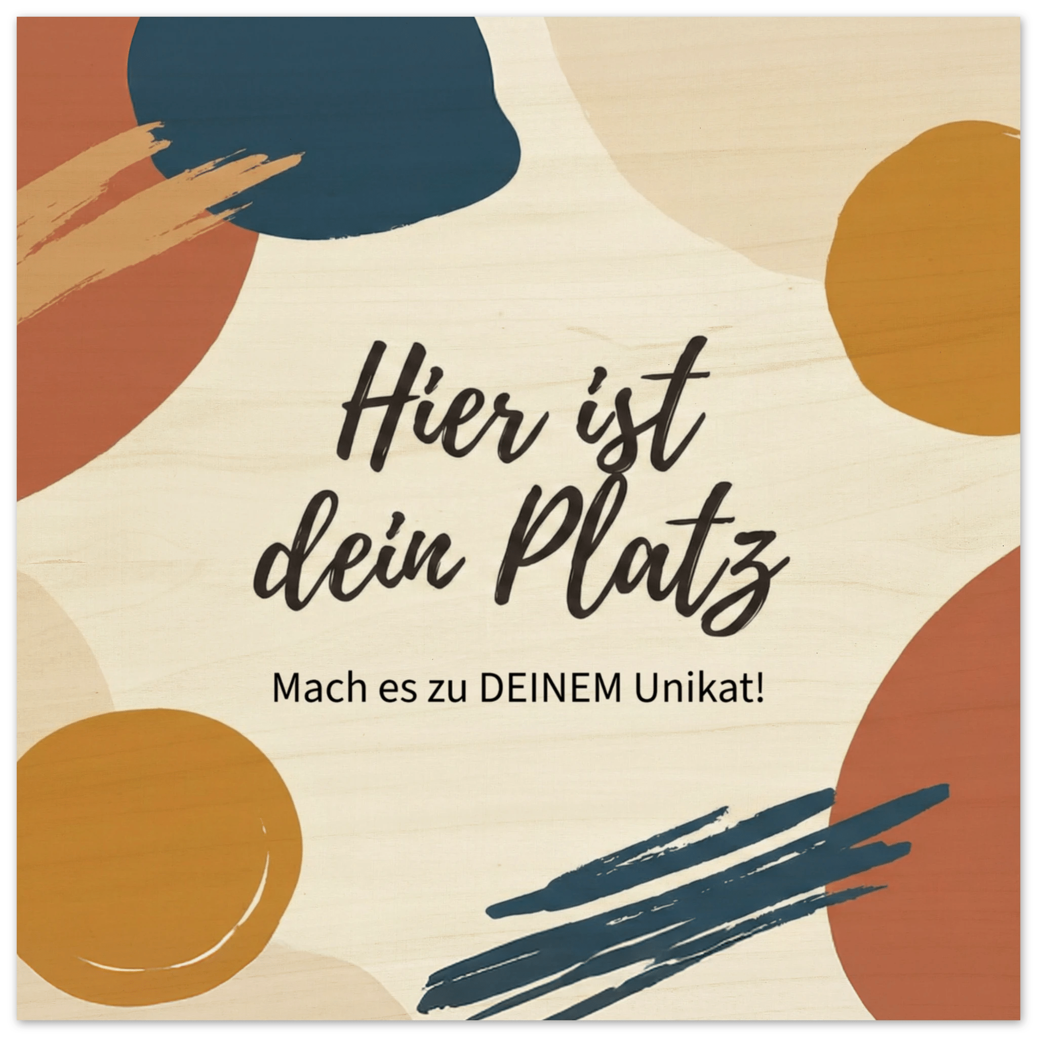 Dein Foto auf echtem Holz – Personalisiertes Wandbild mit natürlicher Maserung (FSC - Zertifiziert) - Made By Request Store