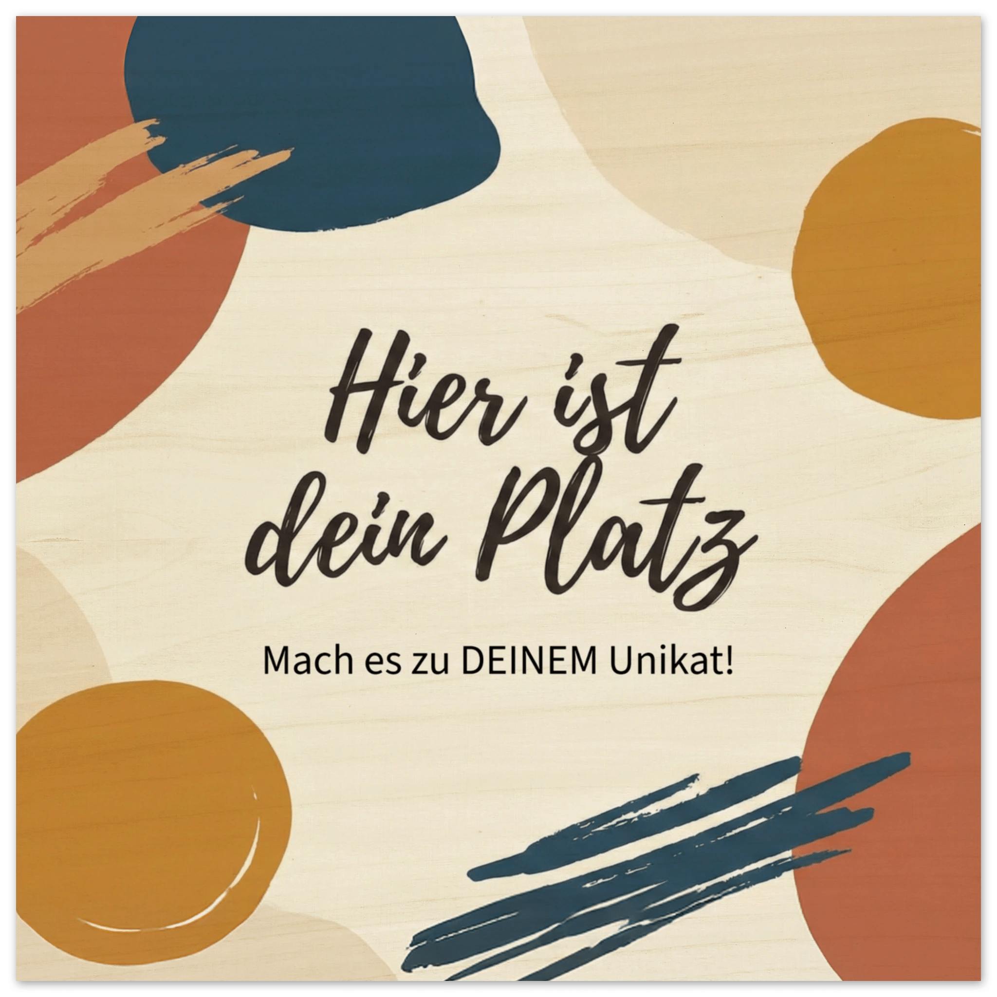 Dein Foto auf echtem Holz – Personalisiertes Wandbild mit natürlicher Maserung (FSC - Zertifiziert) - Made By Request Store