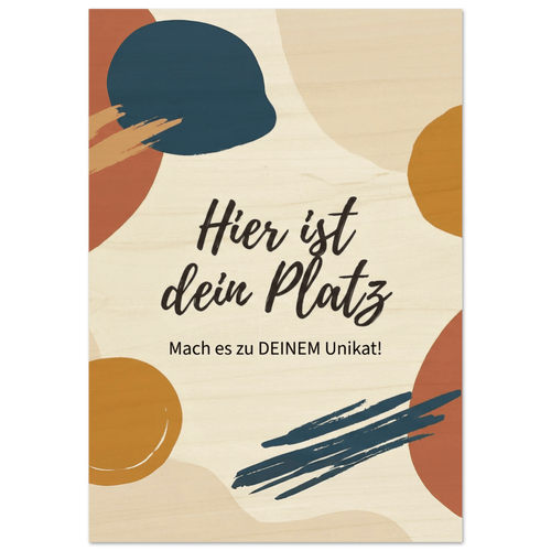 Dein Foto auf echtem Holz – Personalisiertes Wandbild mit natürlicher Maserung (FSC - Zertifiziert) - Made By Request Store