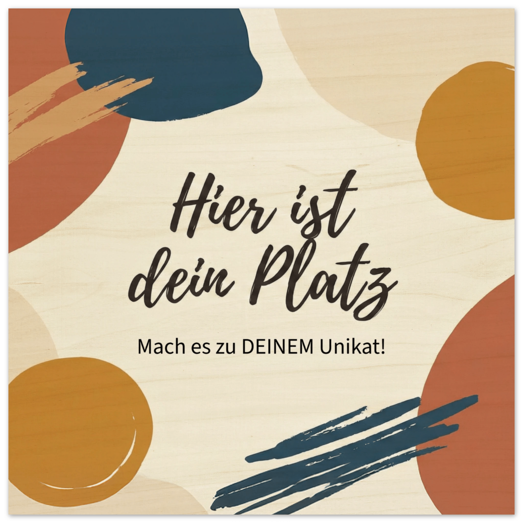 Dein Foto auf echtem Holz – Personalisiertes Wandbild mit natürlicher Maserung (FSC - Zertifiziert) - Made By Request Store