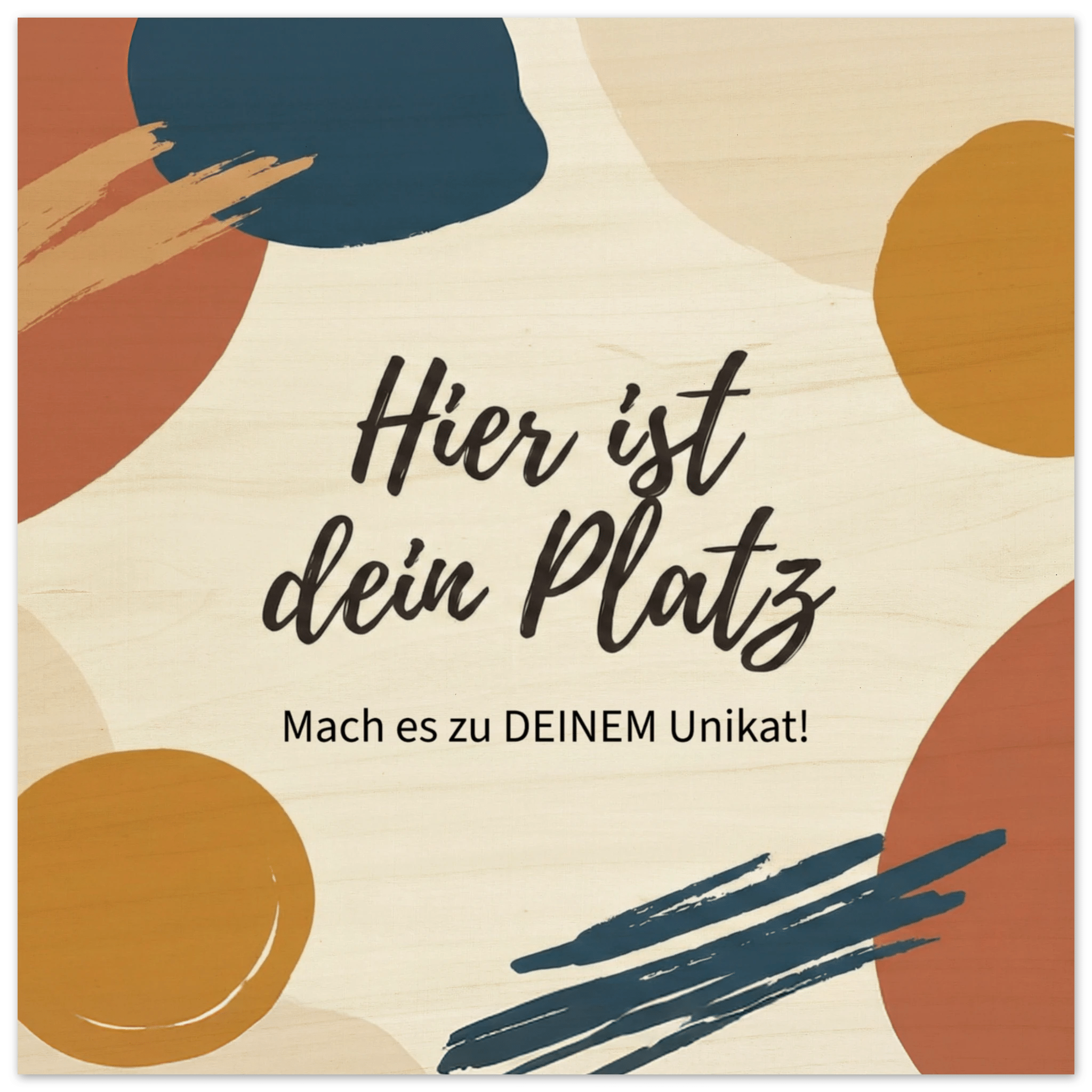 Dein Foto auf echtem Holz – Personalisiertes Wandbild mit natürlicher Maserung (FSC - Zertifiziert) - Made By Request Store