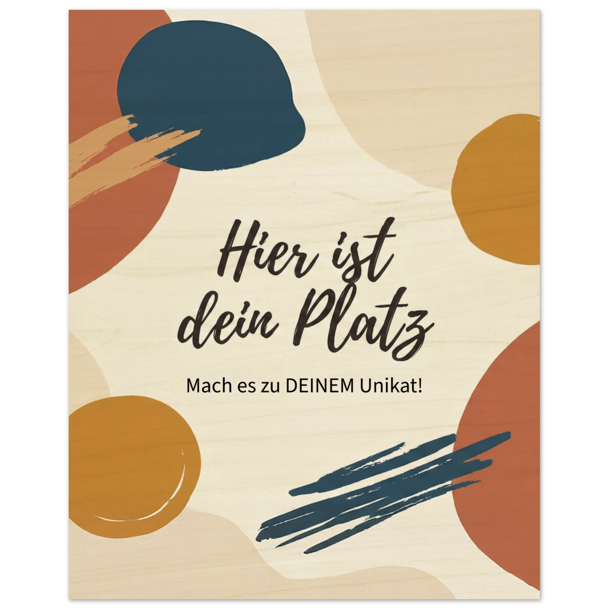 Dein Foto auf echtem Holz – Personalisiertes Wandbild mit natürlicher Maserung (FSC - Zertifiziert) - Made By Request Store