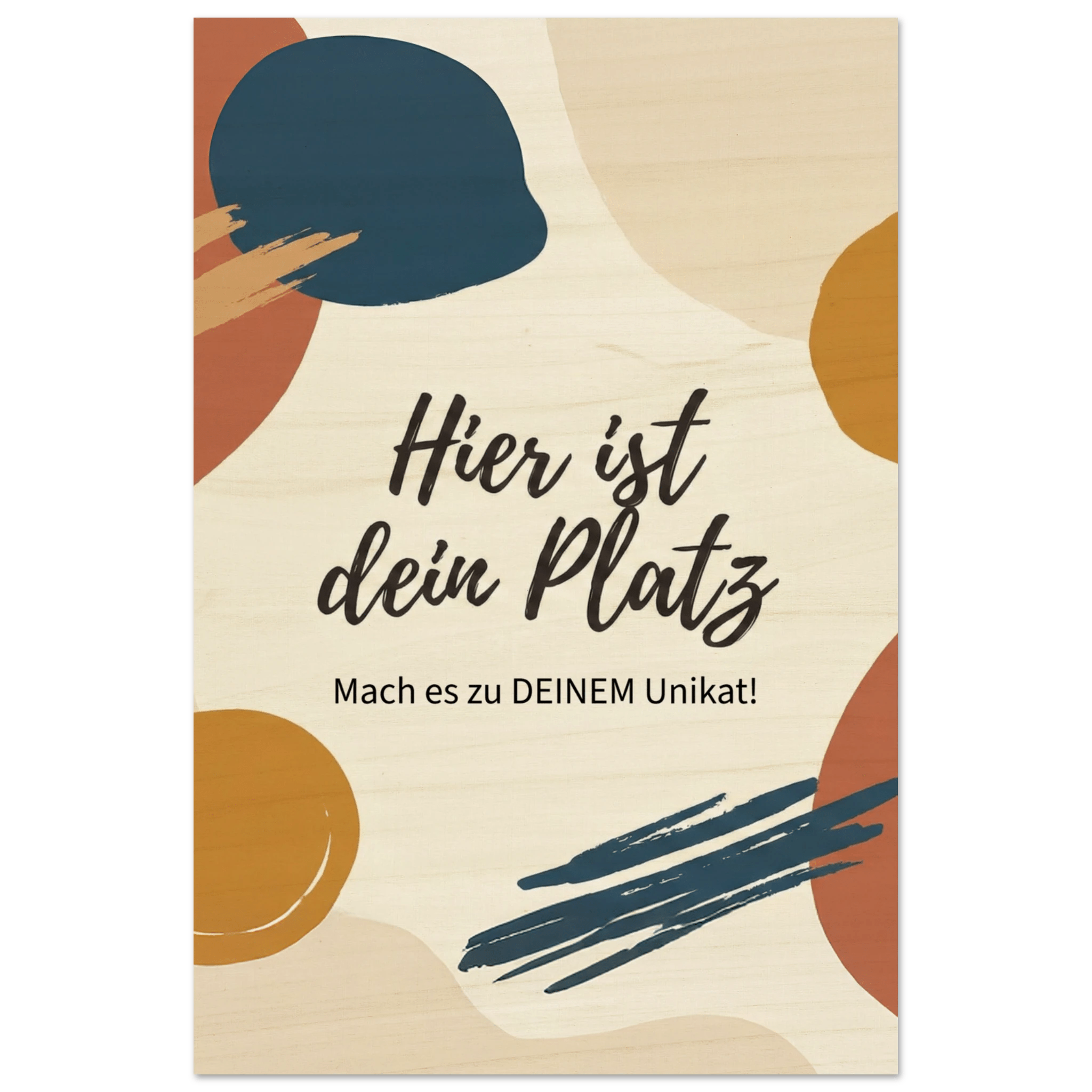 Dein Foto auf echtem Holz – Personalisiertes Wandbild mit natürlicher Maserung (FSC - Zertifiziert) - Made By Request Store