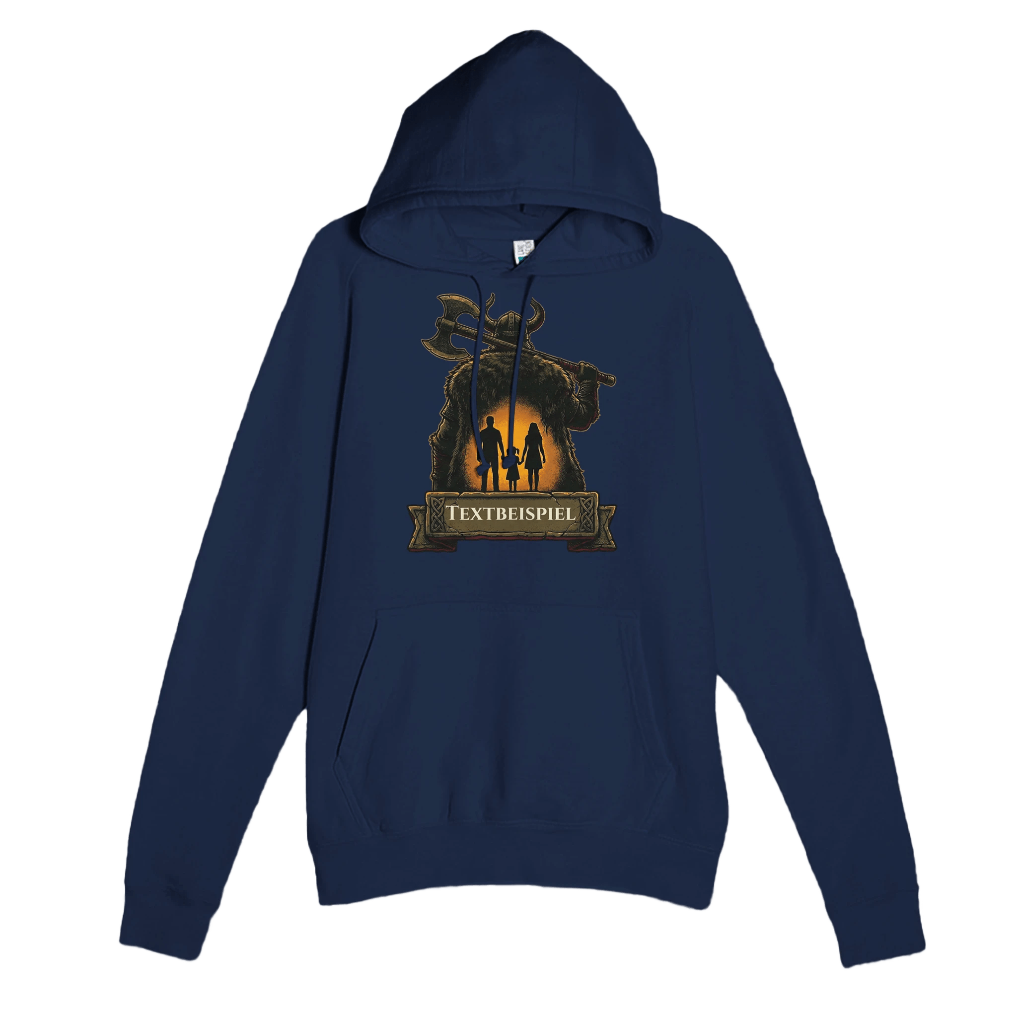 Nordischer Krieger Hoodie – Geschenk für Papa & Ehemann – Wikinger Motiv - Made By Request Store