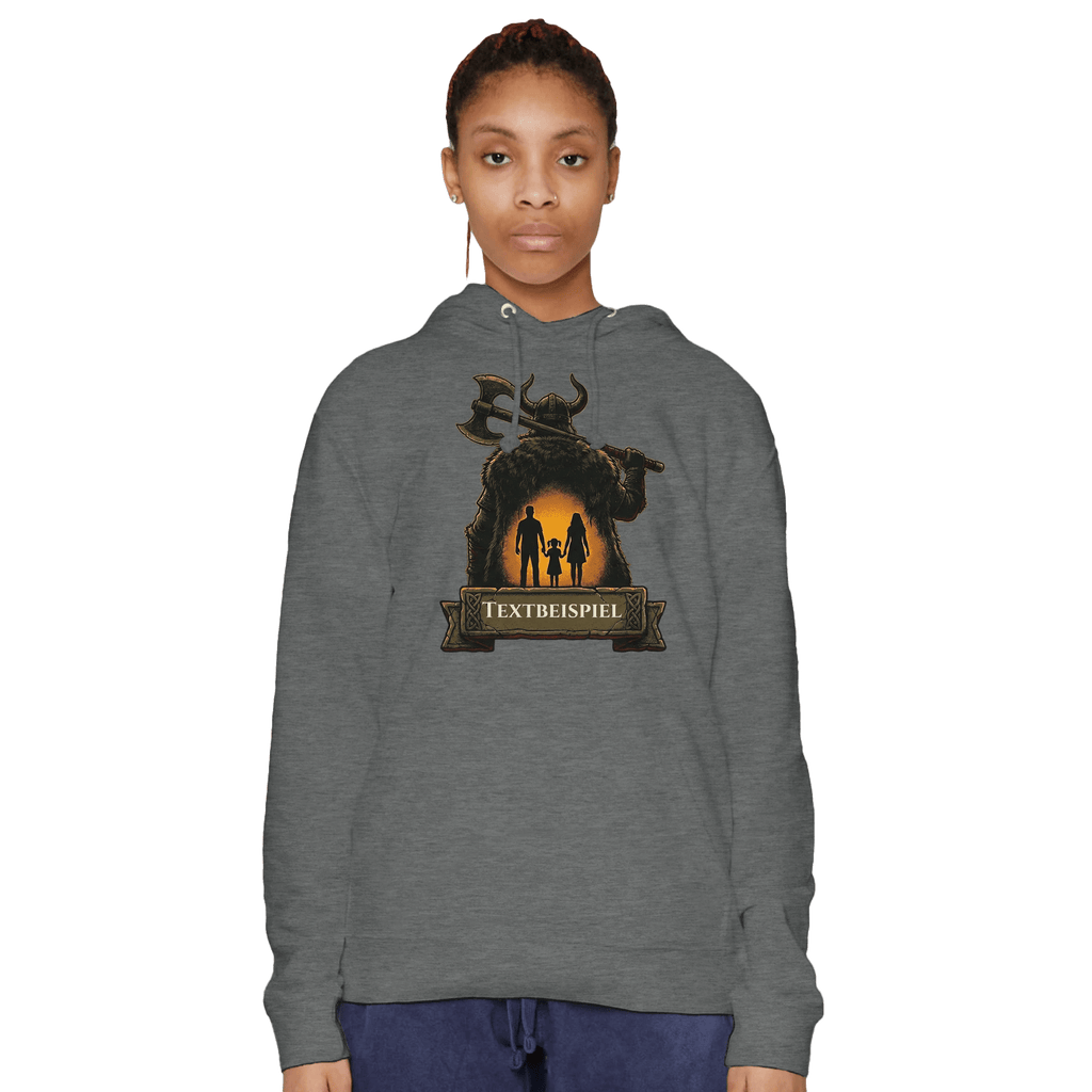 Nordischer Krieger Hoodie – Geschenk für Papa & Ehemann – Wikinger Motiv - Made By Request Store