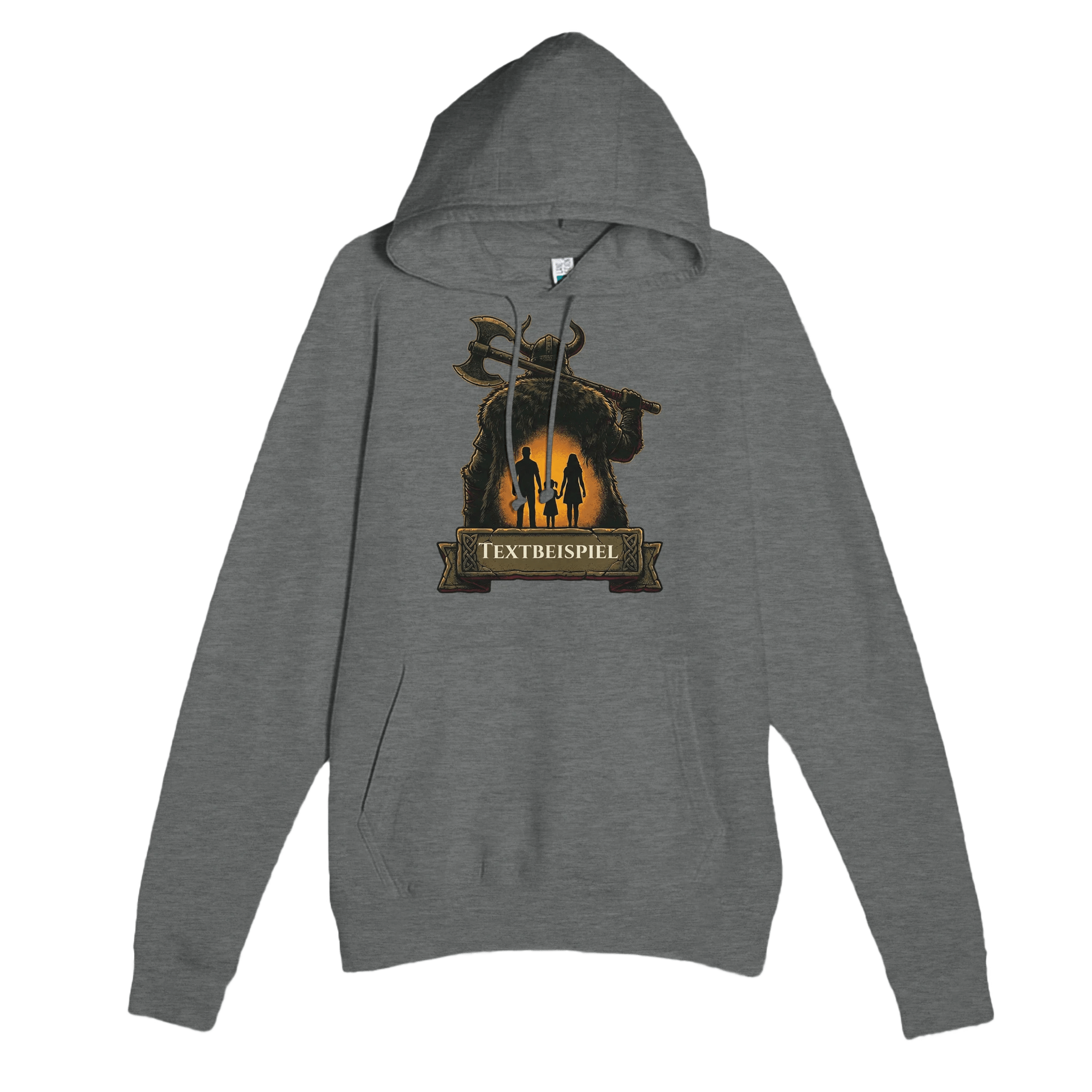 Nordischer Krieger Hoodie – Geschenk für Papa & Ehemann – Wikinger Motiv - Made By Request Store