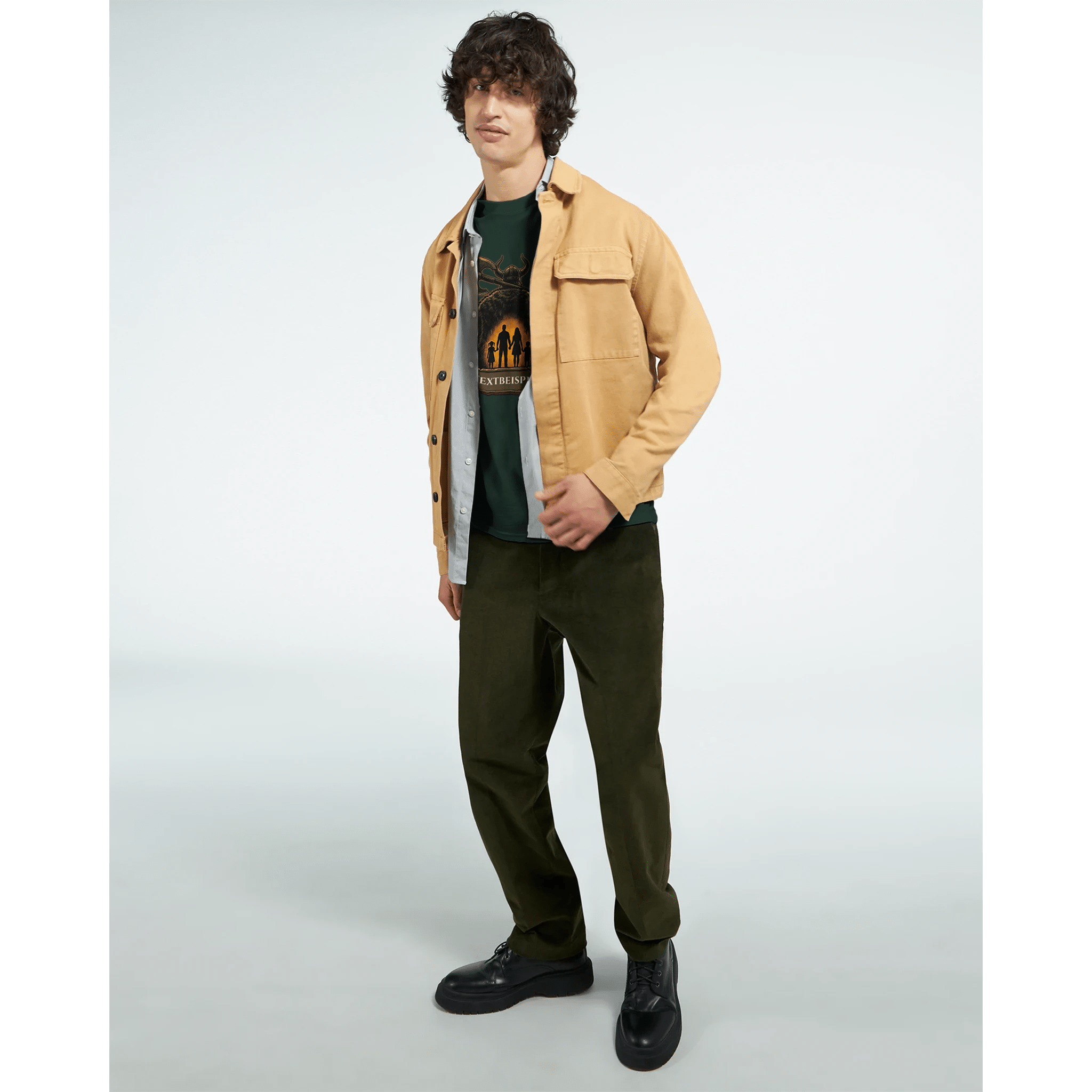 Personalisierbares Wikinger T-Shirt – Beschützer der Familie – 100% Baumwolle Herren Shirt - Made By Request Store