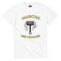 Personalisierbares Wikinger T-Shirt – Thors Hammer (Mjölnir) mit Wunschtext - Made By Request Store