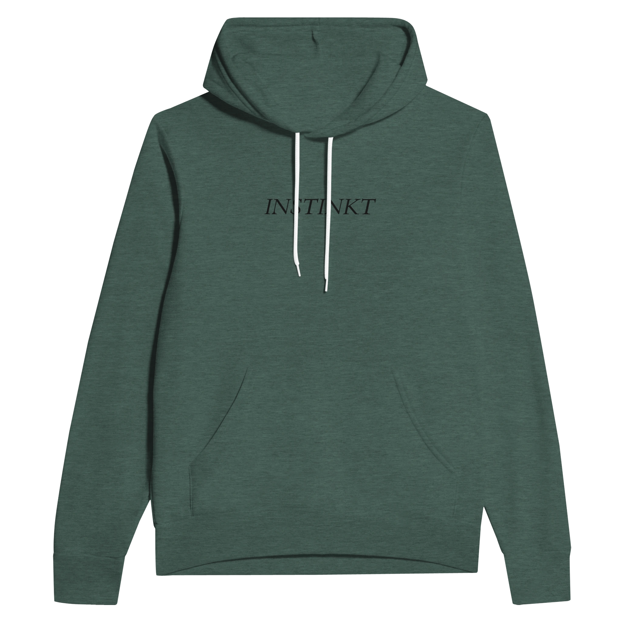 Personalisiertes Hoodie "Wolf Spirit" – Dein Text vorne, großer Backprint – Unisex Kapuzenpullover - Made By Request Store