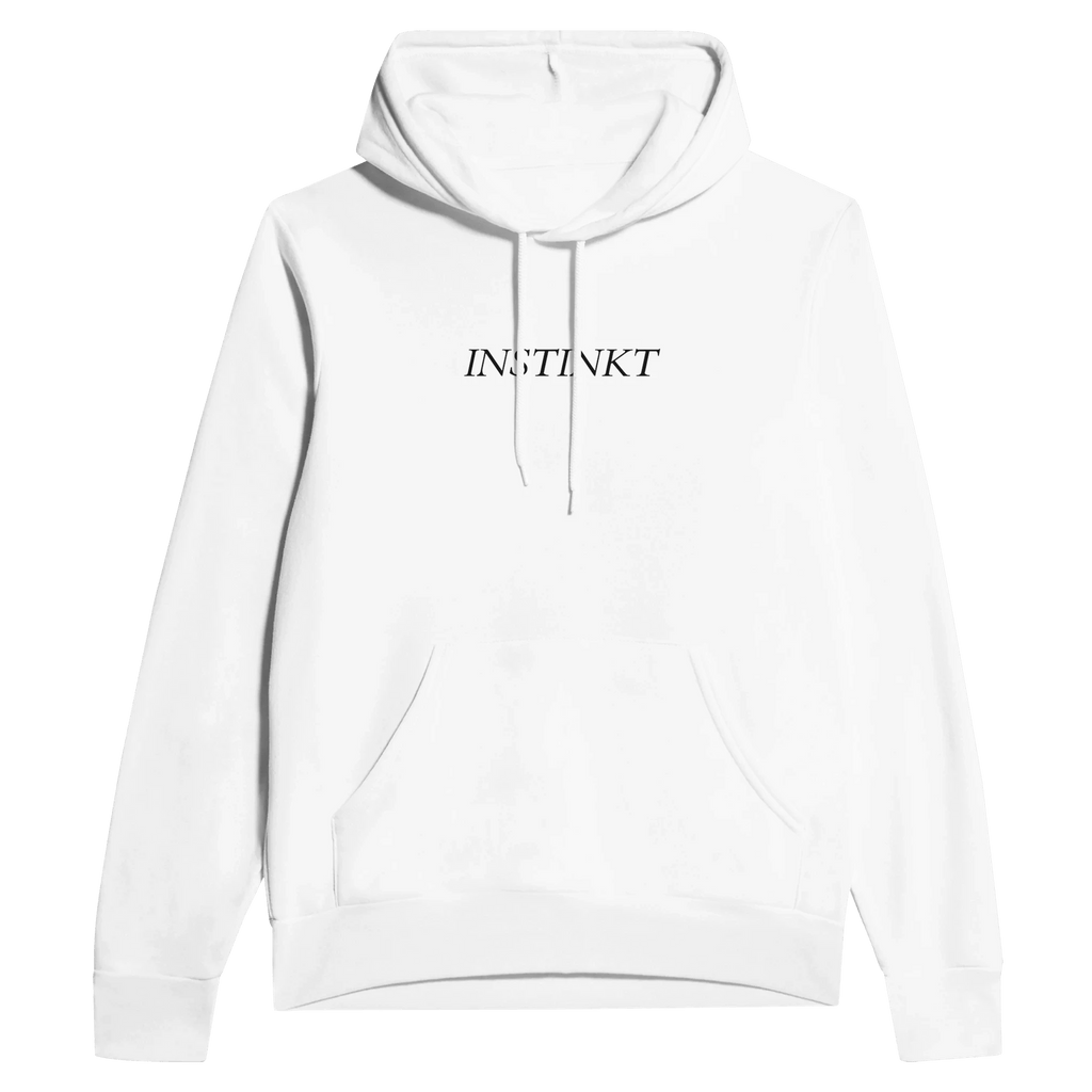 Personalisiertes Hoodie "Wolf Spirit" – Dein Text vorne, großer Backprint – Unisex Kapuzenpullover - Made By Request Store