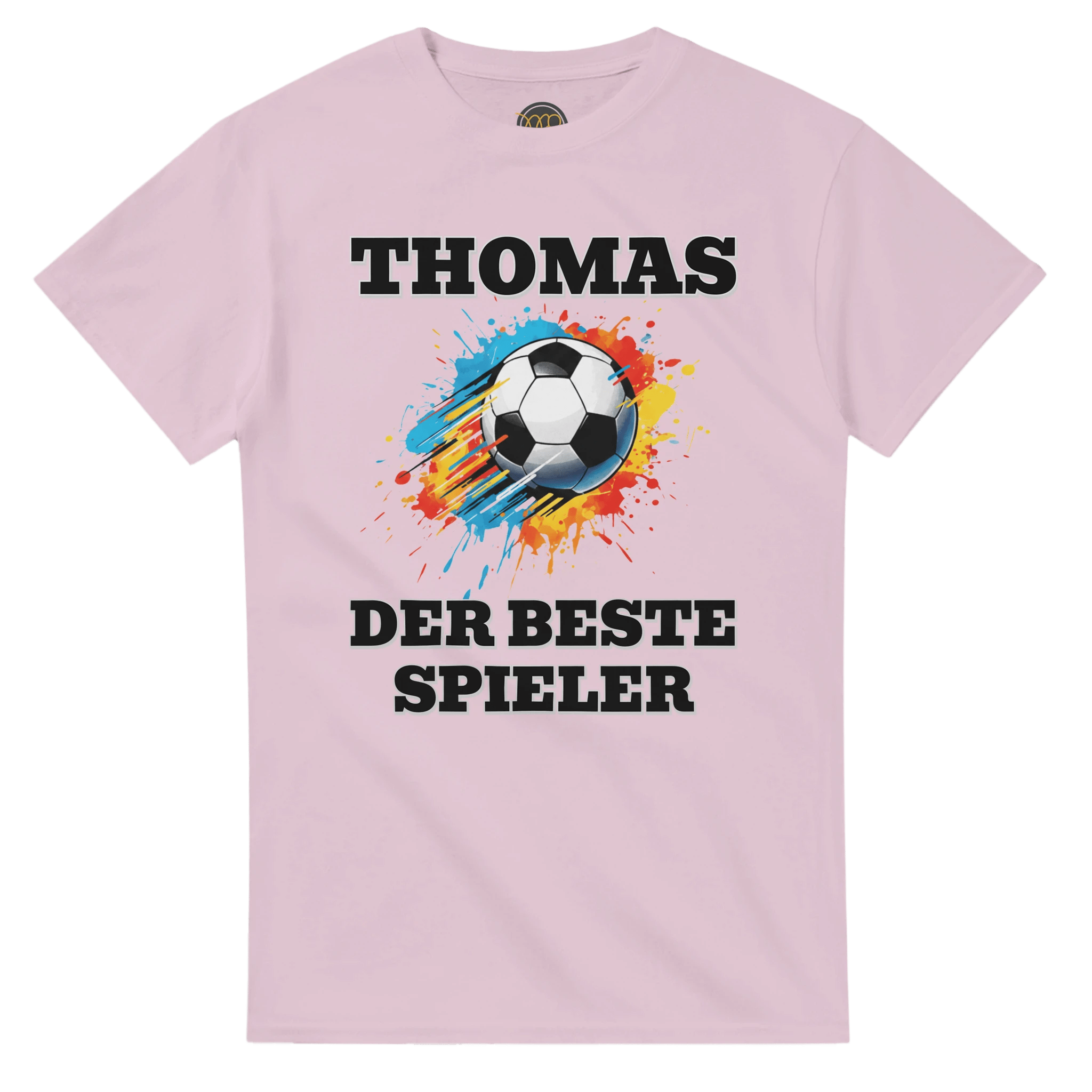 Personalisiertes Premium Fußball - T-Shirt (Vorne & Hinten) | Name & Nummer | „Der beste Spieler“ - Made By Request Store
