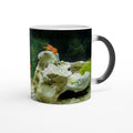 Premium Zaubertasse „Aquascaping“ – Magischer Becher mit Aquarium - Motiv & Garnele (325ml) - Made By Request Store